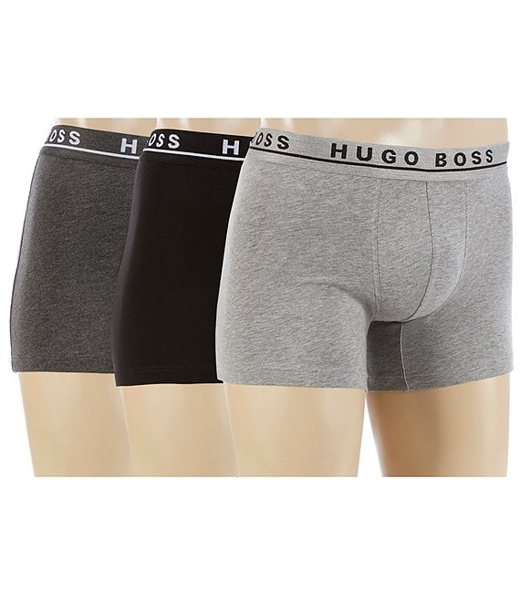 Hugo Boss Mens 3-Pack Shorts XL Colour 001 3 X Black Pant 