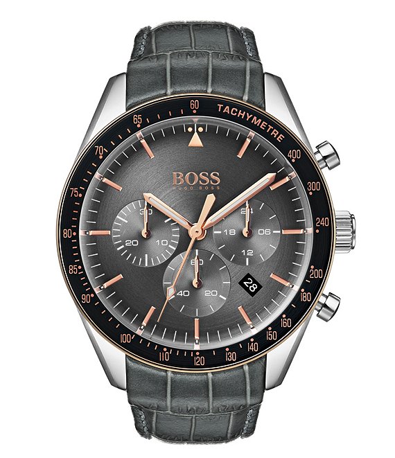 BOSS Hugo Boss Trophy Croc Leather 