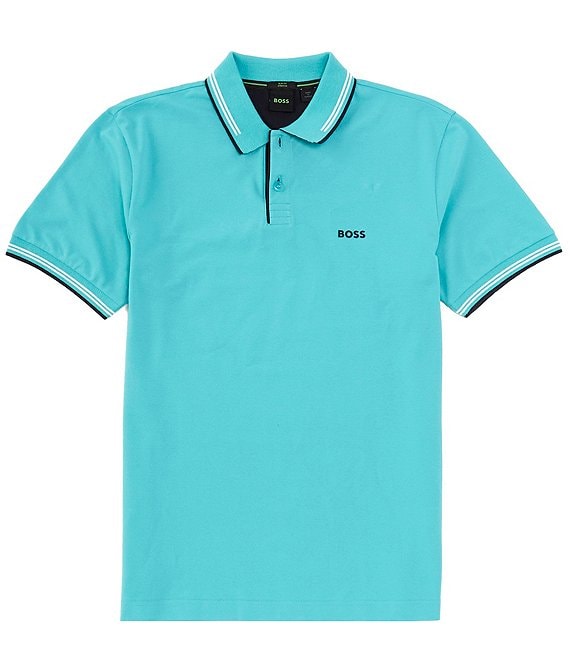 BOSS Slim Fit Paul Stretch Short Sleeve Polo Shirt | Dillard's