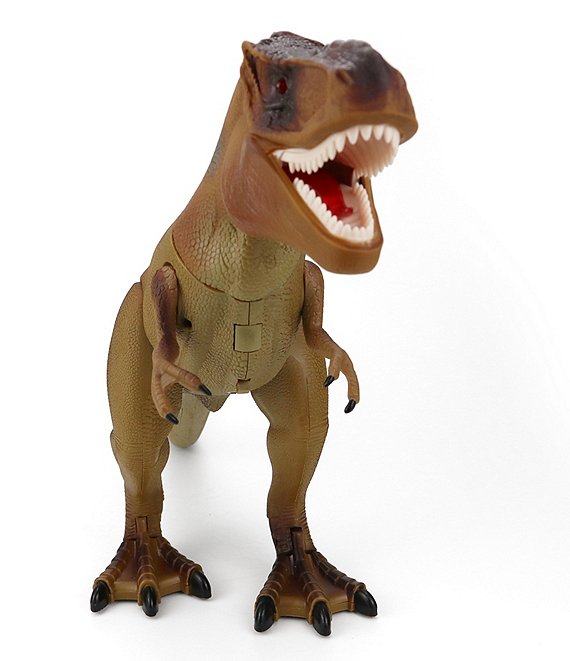 Fun Remote Control Walking Dinosaur with Lights and Sounds