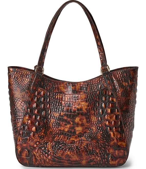 BRAHMIN Aliza Melbourne Collection Tortoise Shell Tote Bag | Dillard's