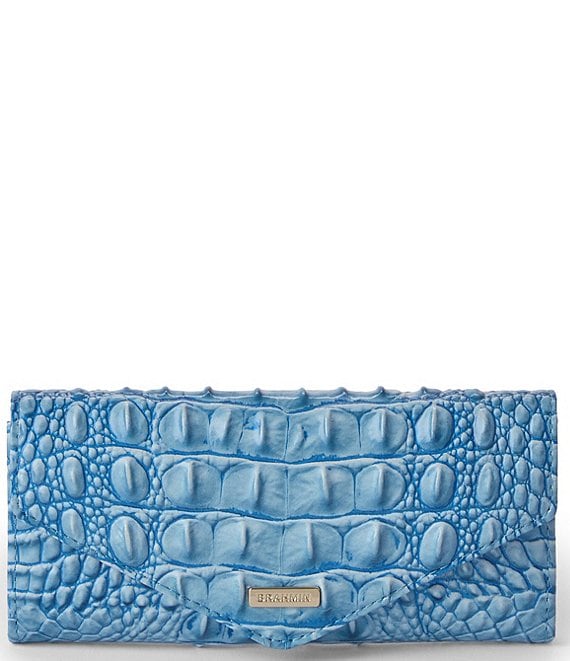 BRAHMIN Aura Blue Melbourne Veronica Wallet