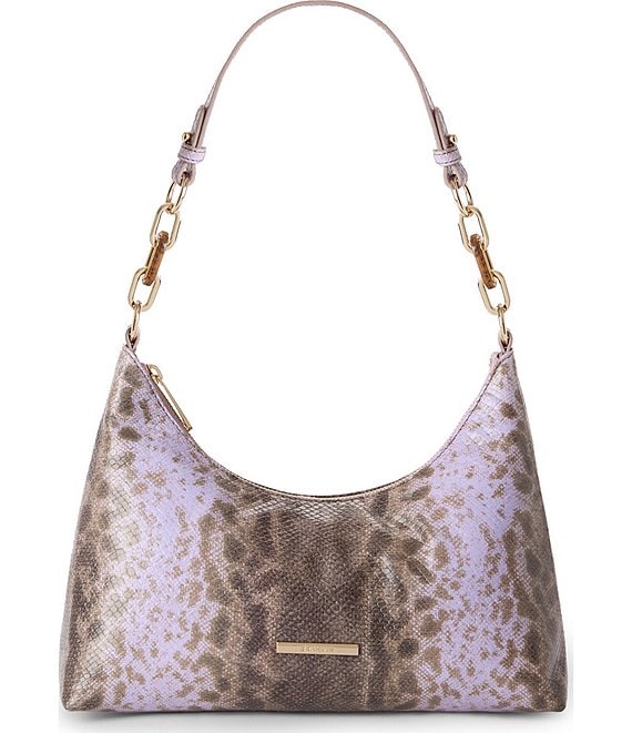 BRAHMIN Cassatt Collection Ombre Snake Embossed Olivia Shoulder Bag