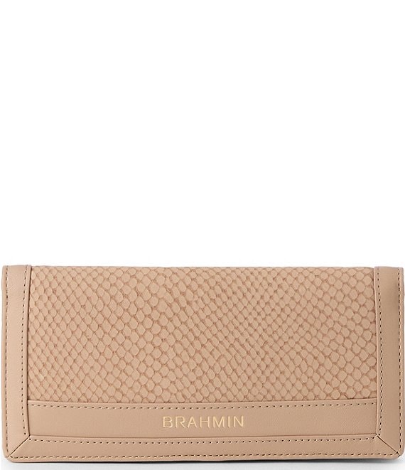 BRAHMIN Dawnlight Collection Tan Ady Wallet