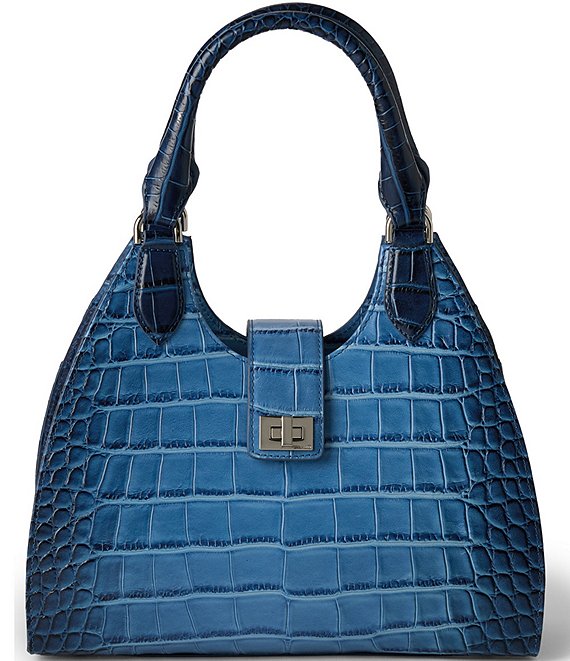 BRAHMIN Heavenly Blue Adrian Satchel Bag Dillard s