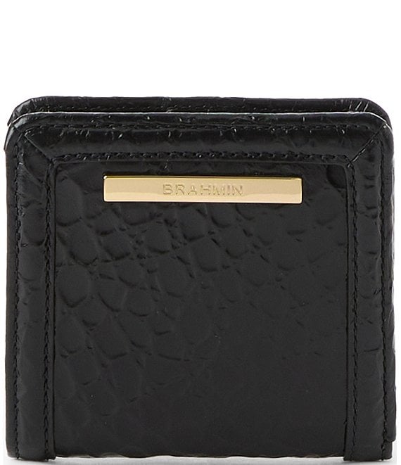 BRAHMIN Hematite Collection Jane Black Wallet