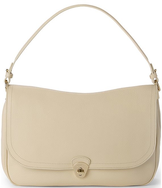 BRAHMIN Ivory Basel Collection Jolene Oversized Slouchy Shoulder Bag