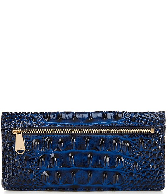 BRAHMIN Melbourne Collection Ady Crocodile-Embossed Wallet | Dillard's