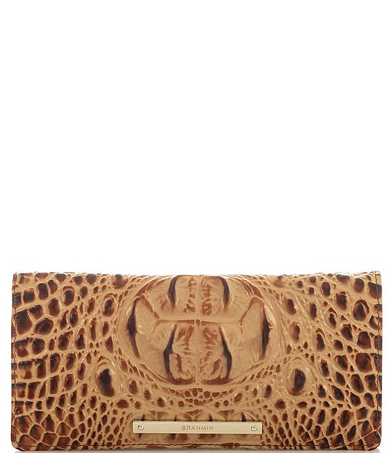 brahmin toasted almond wallet