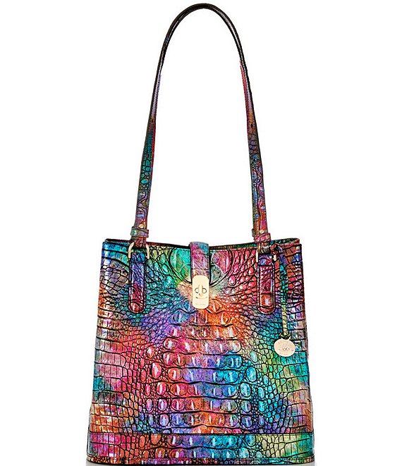 Color:Argyle - Image 1 - Melbourne Collection Argyle Fiora Leather Bucket Bag