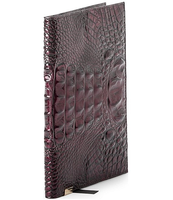 BRAHMIN Melbourne Collection Crocodile Embossed Leather Journal