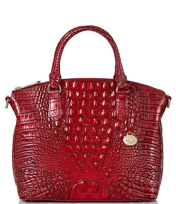 Buy Brahmin Duxbury Satchel Convertible Top Handle Bag, Carmine Red, One  Size at