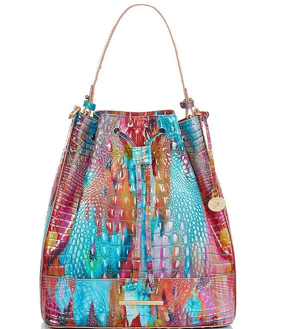 BRAHMIN Melbourne Collection Marlowe Fanciful Bucket Bag