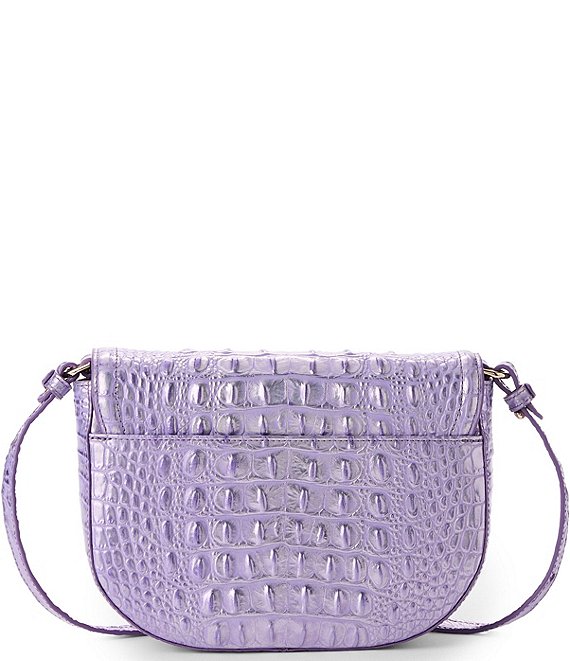 BRAHMIN Melbourne Collection Sheer Lavender Portia Crossbody Bag