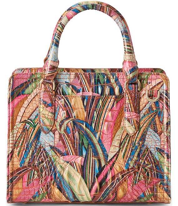 BRAHMIN Melbourne Collection Sunleaf Cami Satchel Bag | Dillard's