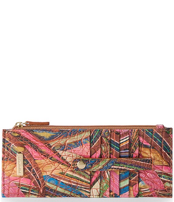 BRAHMIN Melbourne Collection Sunleaf Credit Card Wallet