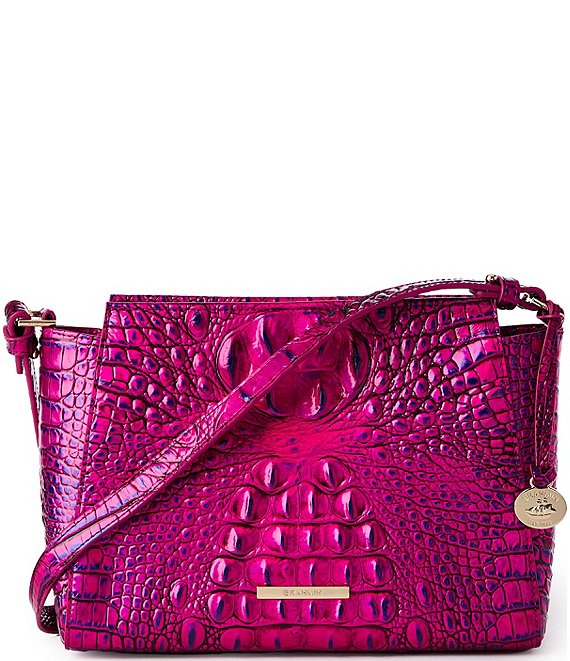 BRAHMIN Melbourne Collection Voltage Violet Hillary Crossbody Bag Dillard s