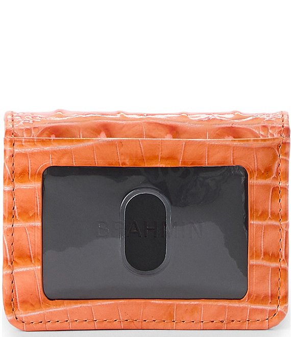 BRAHMIN Melbourne Collection Solar Orange Small Wallet | Dillard's