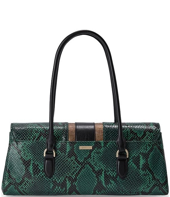 BRAHMIN Dayan Snake & Lizard Satchel Bag | Dillard's