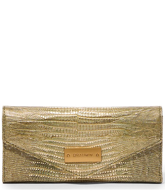 BRAHMIN Olive Bachata Collection Veronica Wallet