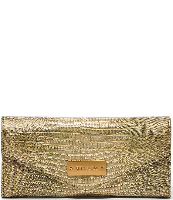 BRAHMIN Olive Bachata Collection Veronica Wallet