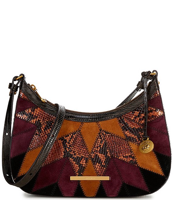 BRAHMIN Silverhill Collection Stephie Small Multi Snake Crossbody Bag