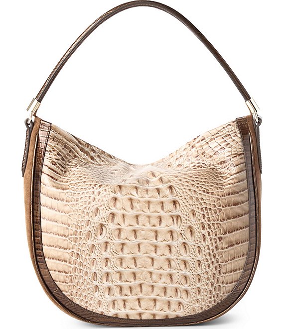 BRAHMIN Ensemble Small Kathleen Suede & Leather Studded Hobo