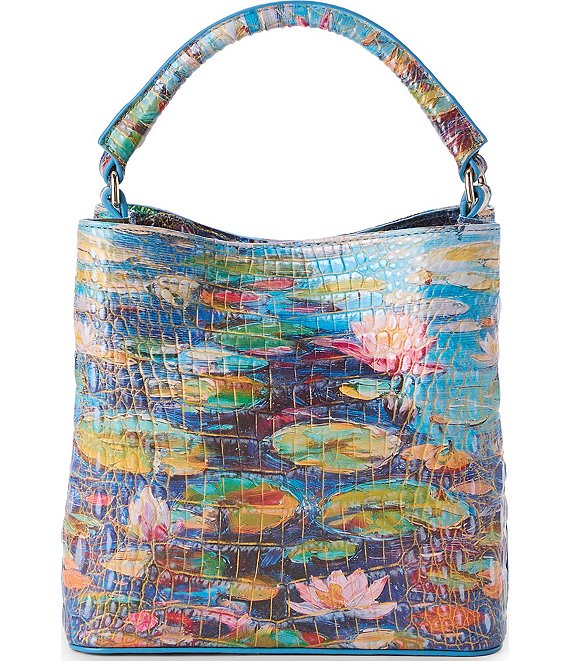 マルチャミー・プルリア プリシク BRAHMIN Waterlily Melbourne Collection Mini Amelia Handle Bucket