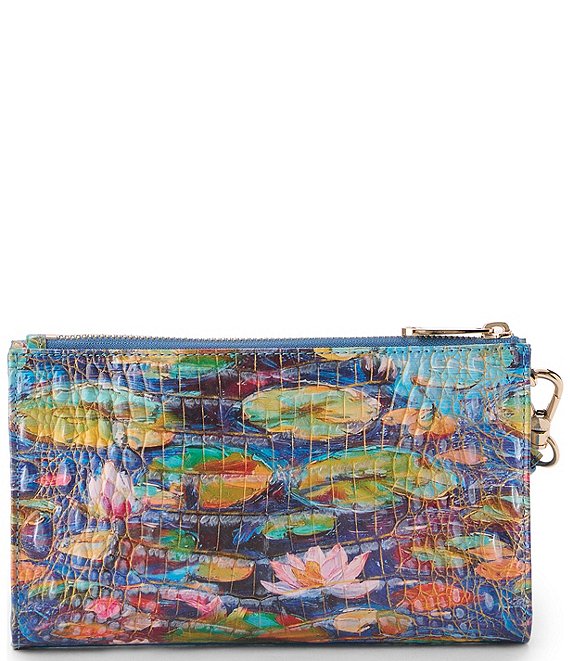 ⌘ Porte-Bonheur ⌘ 様 BRAHMIN Waterlily Melbourne Daisy Wristlet | Dillard's