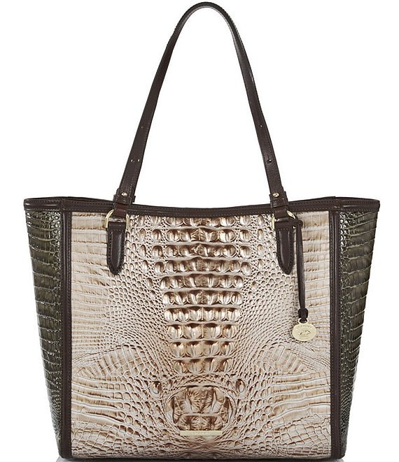 BRAHMIN Windermere Collection April Silver Lining Tote Bag