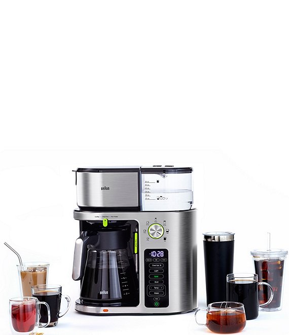 Braun MultiServe Coffee Machine + Hot Water, , SCA Certified, Stainless  Steel