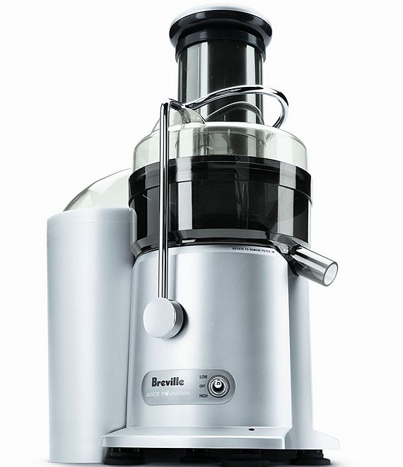 Breville Juice Fountain® Plus - Two Speed Juicer - Silver