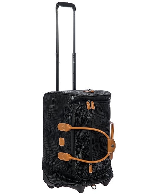 Bric's My Safari 21 Inch Rolling Duffle Bag, Black - Image 1