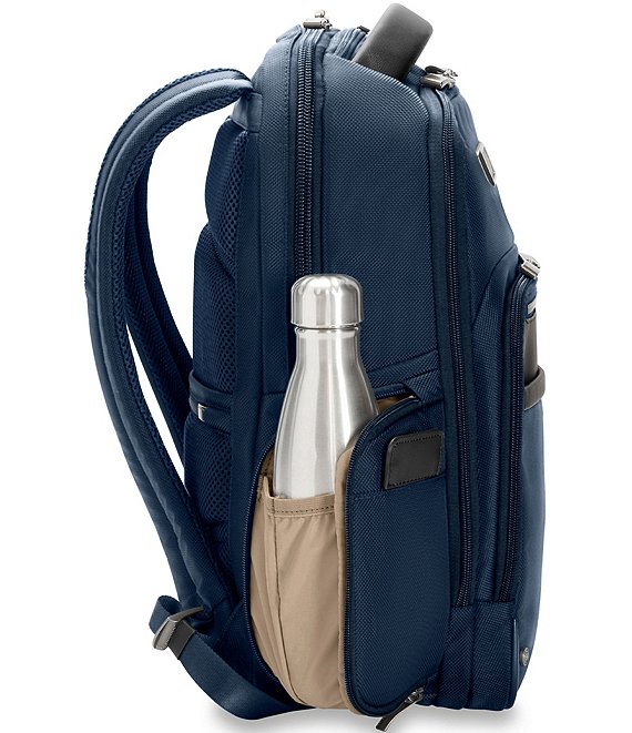 blue steel reinforced laptop backpack Travel 15,6" the Ibex Backpack features multiple front Briggs & Riley @work Medium