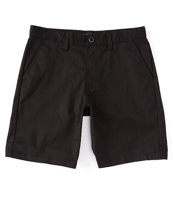 Color:Black - Image 1 - Choice Chino Stretch Twill 19#double; Outseam Shorts
