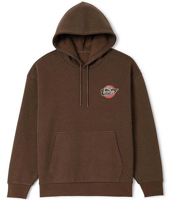 Brixton Long Sleeve Pullover Fleece Hoodie