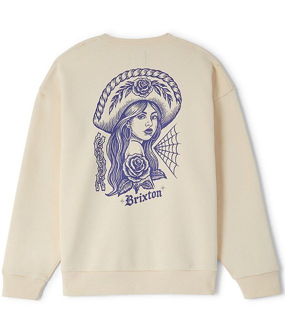 Brixton Rosa Fleece Crewneck Sweatshirt