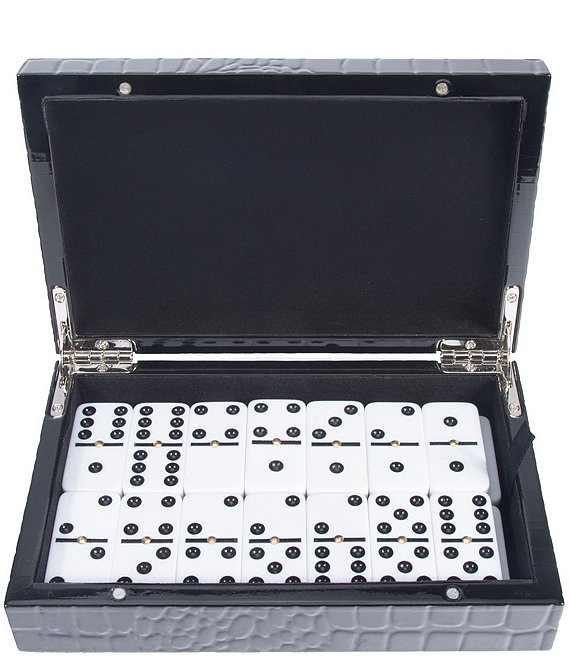 Brouk & Co Croc Laser Engraved Domino Set | Dillard's