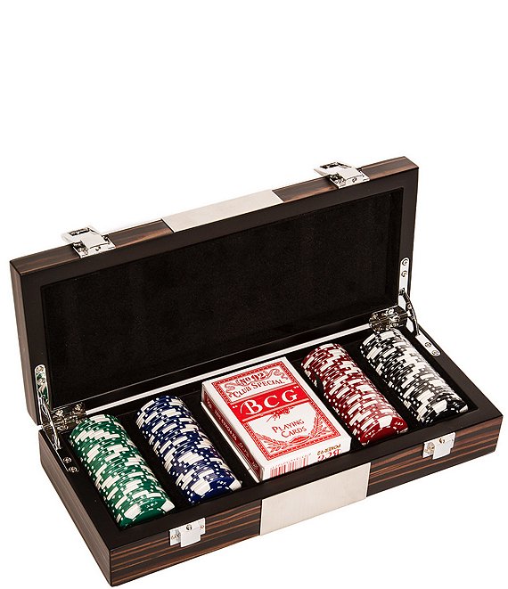 Brouk & Co Matte Ebony Poker 100 Chip Set