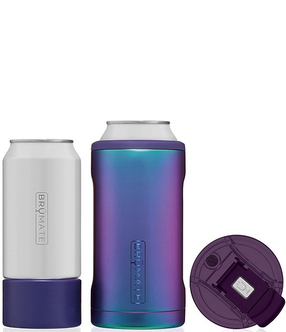 Color:Dark Aura - Image 1 - Hopsulator Trio MUV 3-In-1 (16oz/12oz Cans) Insulated Can Cooler