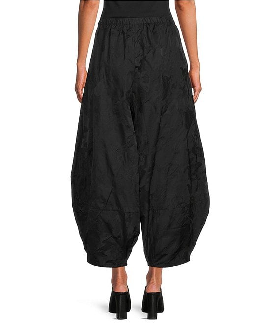 Bryn Walker Olin Memory Crunch Jacquard Wide Leg Lantern Pull-On