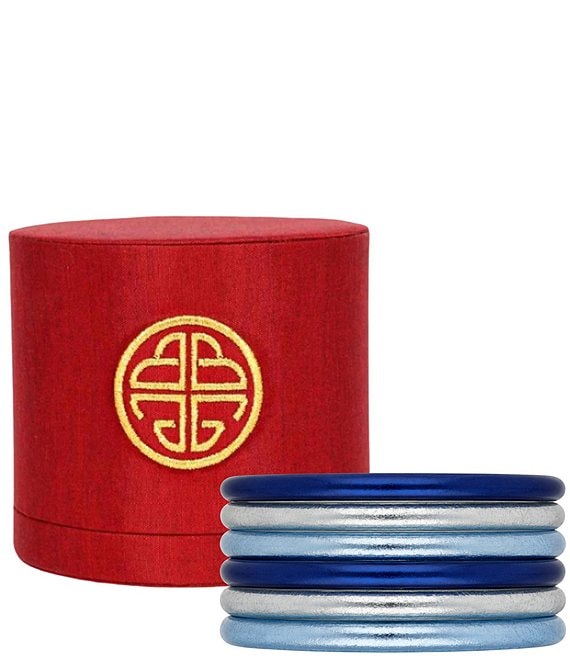 BuDhaGirl Frost Holiday Bangle Bracelet Set