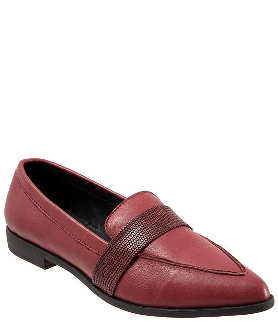 Bueno Bristol Leather Pointed Toe Flat Loafers | Dillard's