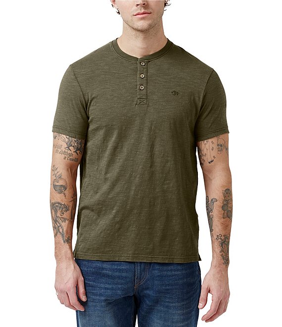 Buffalo David Bitton Karimo Short Sleeve Henley T-Shirt | Dillard's