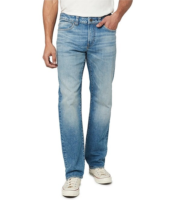 Buffalo David Bitton Sanded Mid-Blue Relaxed Straight Driven Jeans ...