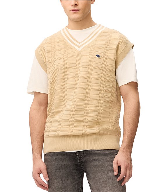 Buffalo David Bitton Sleeveless Wallo Sweater Vest