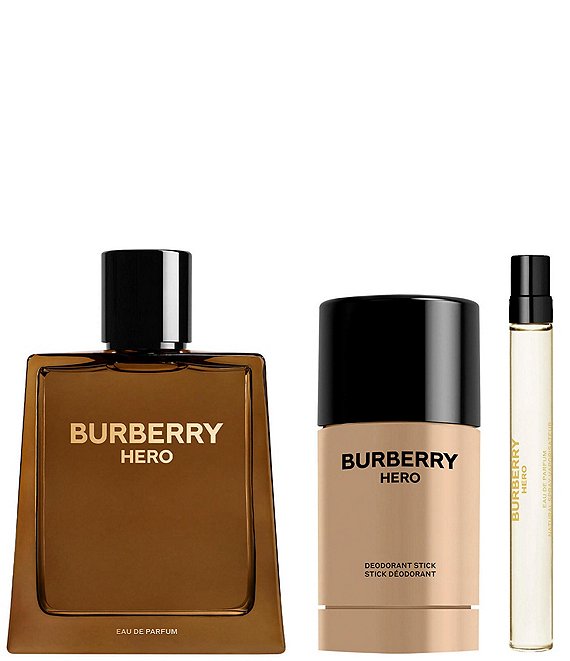 Burberry Hero Eau de Parfum Cologne & Deodorant 3-Piece Gift Set