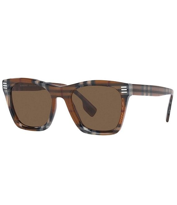 Check detail store square frame sunglasses