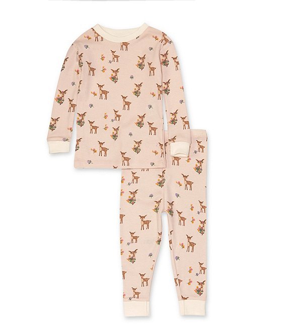 Burt's Bees Baby Girls 12-24 Months Snug-Fit Oh Deer 2-Piece Pajamas Set |  Dillard's