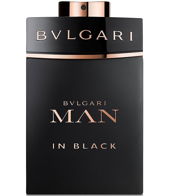 Man in shop black parfum